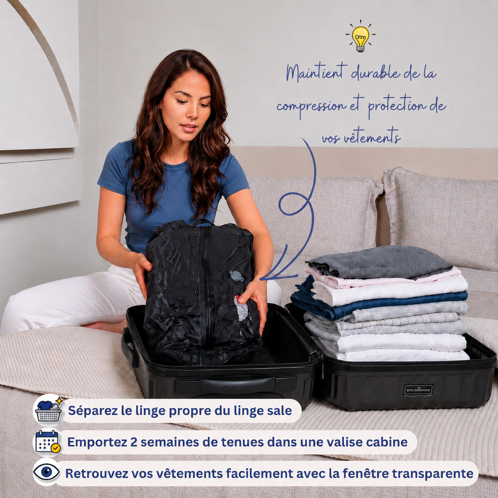 Sac de compression pour le voyage